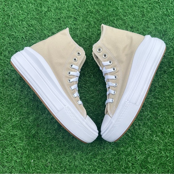 Converse Chuck Taylor All Star Move Hi Beach Stone - Picture 6 of 14